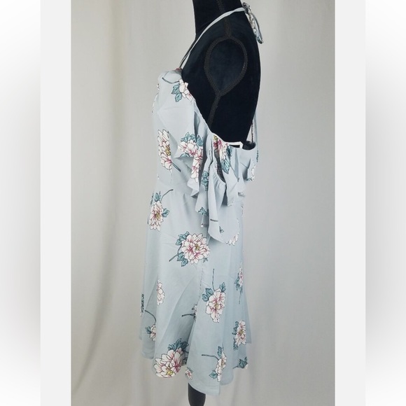 Summer off shoulder  Halter Neck Dress - Picture 6 of 8